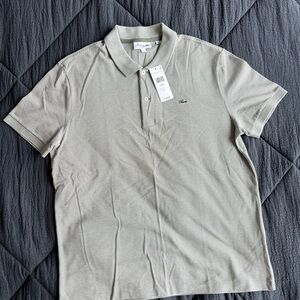 Lacoste Men's Gray Polo Shirt